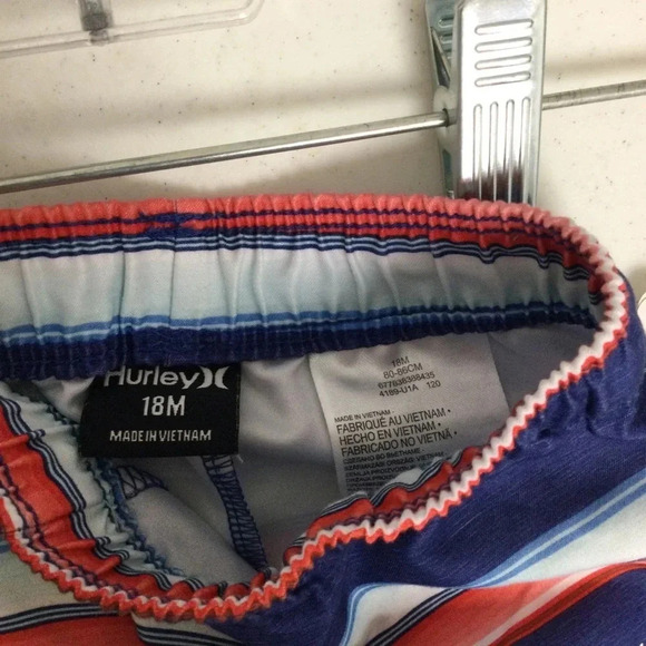 Hurley 18M Stripe Swim Trunks - Picture 6 of 6